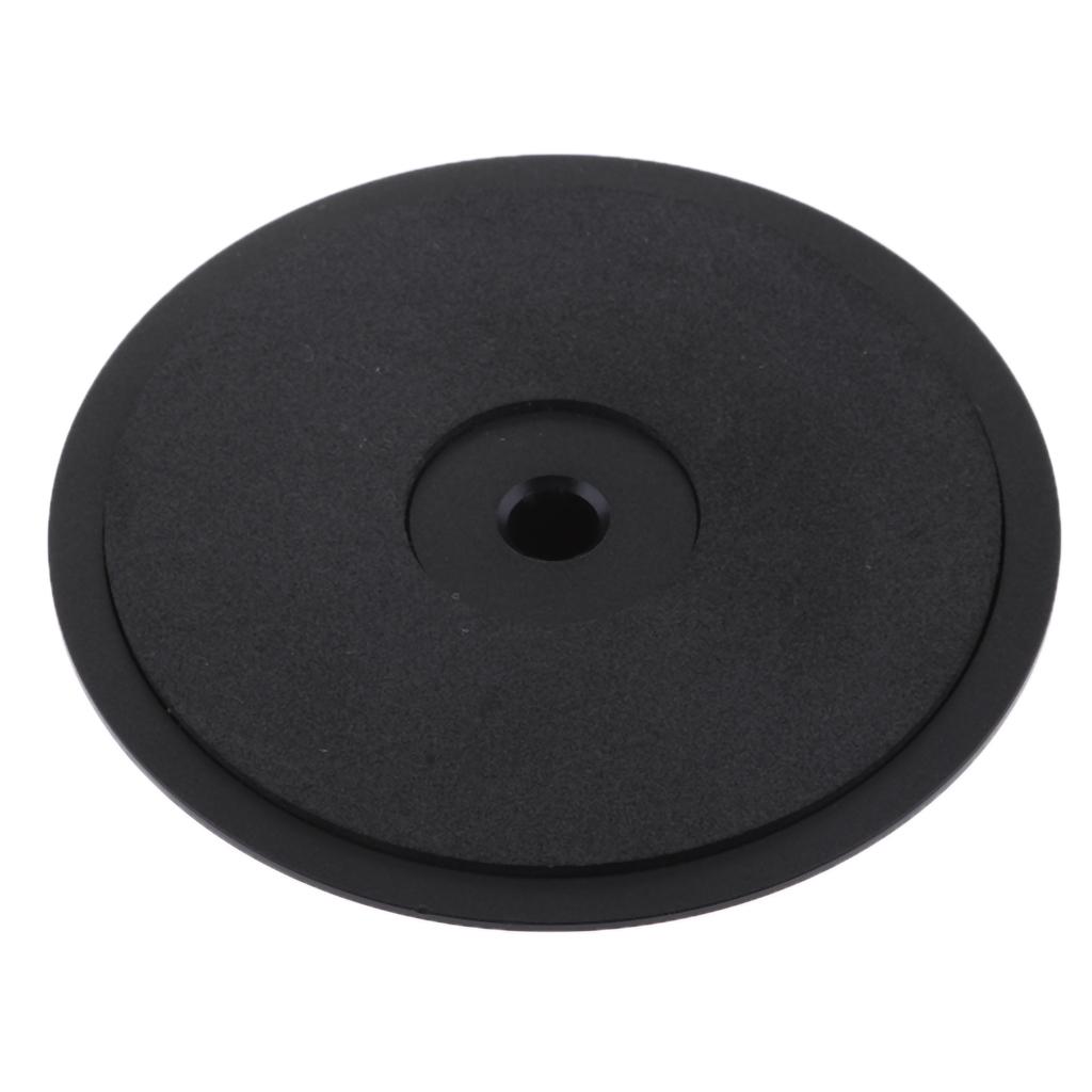 Audio LP Vinyl Turntables Metal Disc Stabilizer Record Weight/clamp with EP record Adapter Black