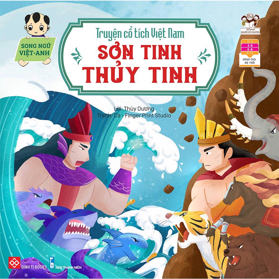 Combo 5 Cuốn Truyện Cổ Tích Việt Nam (Song Ngữ Việt - Anh)