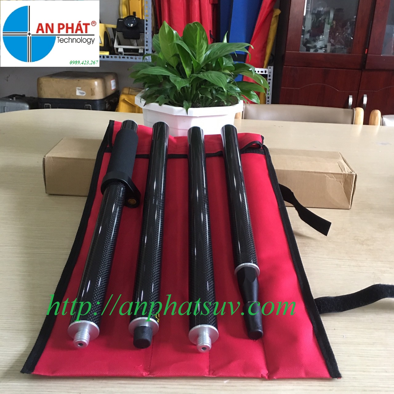 SÀO GPS RTK CACBON 4 ĐOẠN
