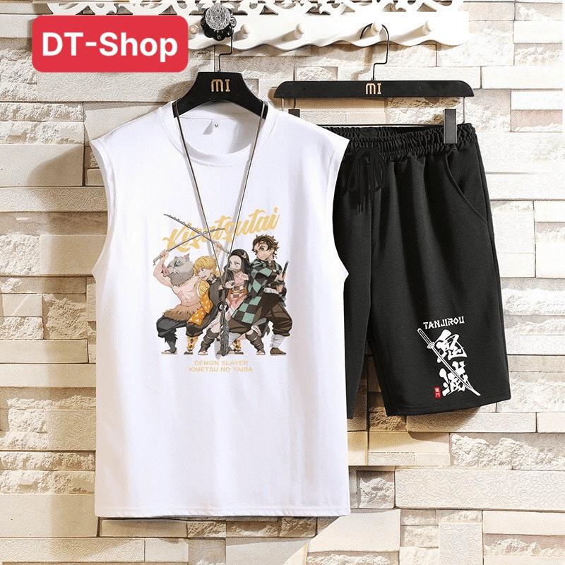 Đồ Bộ Nam KISATSUTAI Sát Nách FREESHIP Bộ Thể Thao Nam Mặc nhà ngủ siêu mát mùa hè phong cách trẻ trung DT-Shop