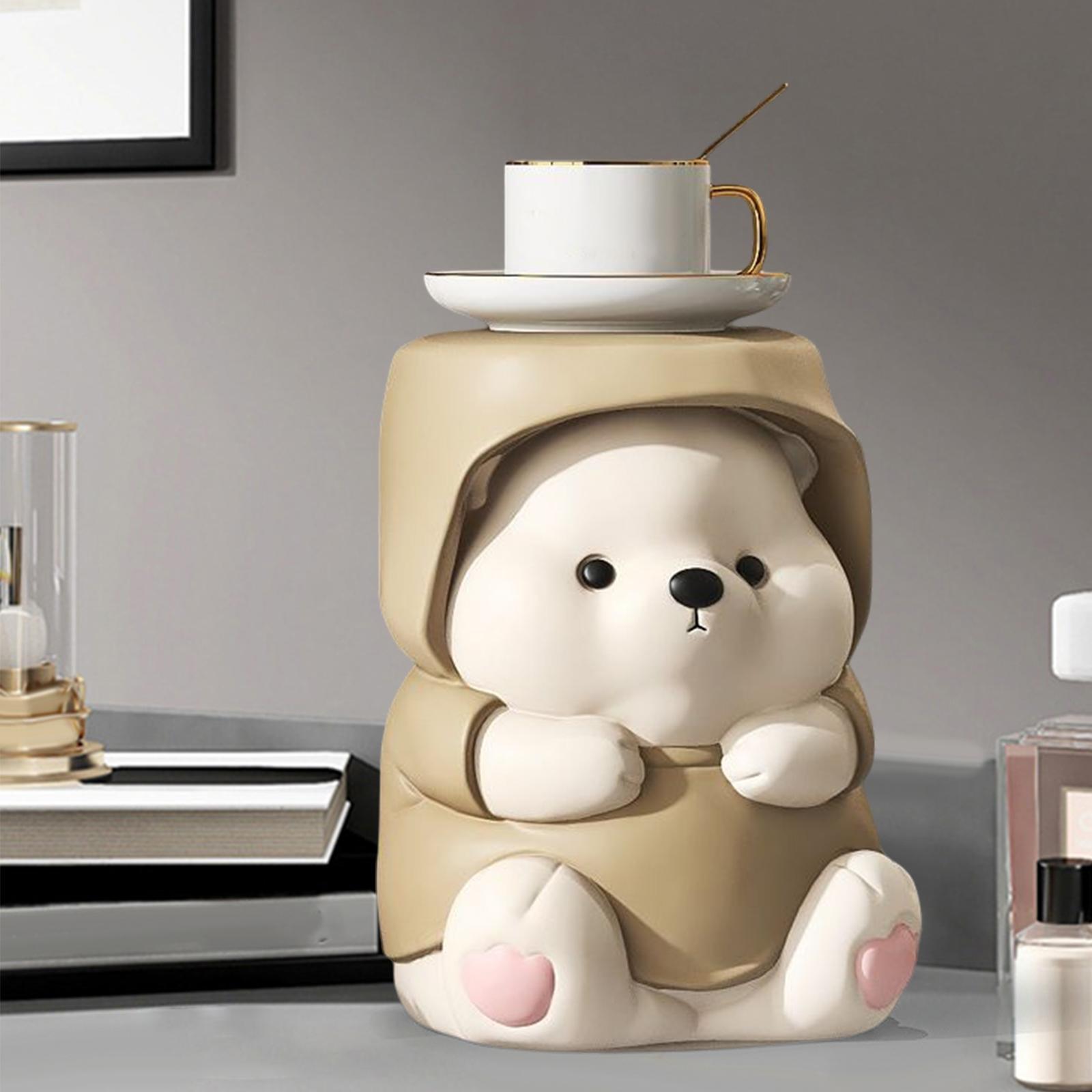 Adorable Bear Figurine Balloon Bear Figure Arrangement Cabinet Decor