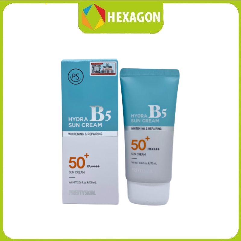 Kem chống nắng PrettySkin Hydra B5 Sun Cream SPF50+ PA++++ 70ml