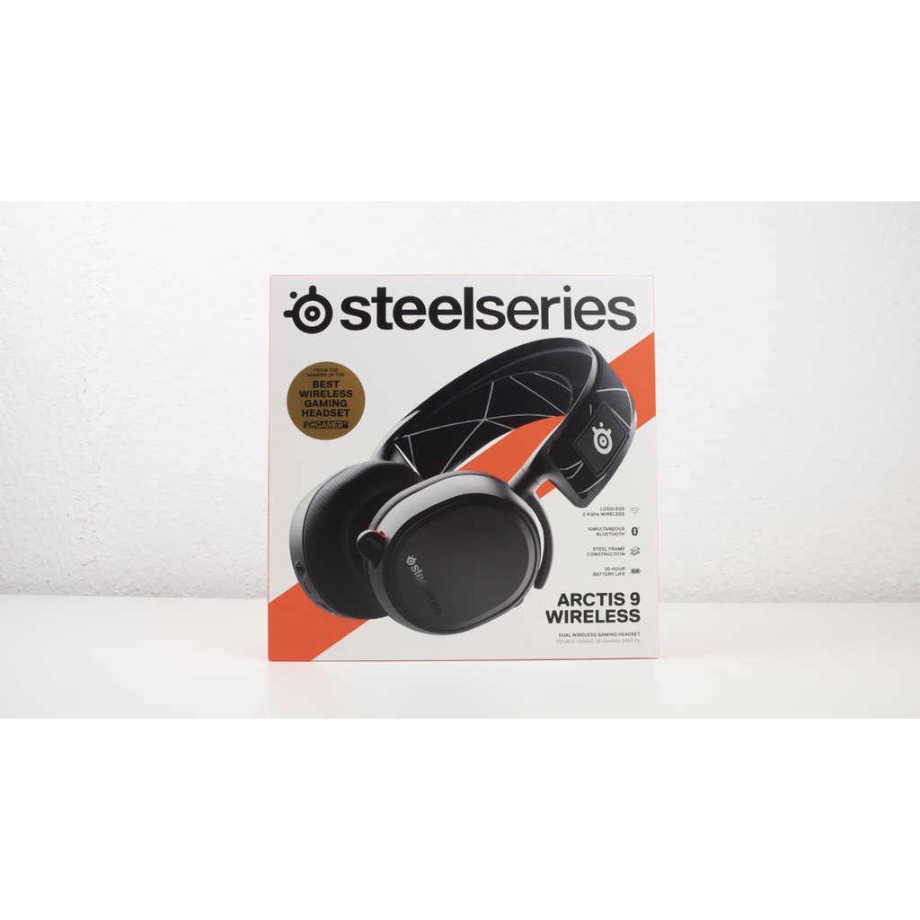 Tai nghe không dây Steelseries Arctis 9 Wireless (Black) - Hàng Chính Hãng