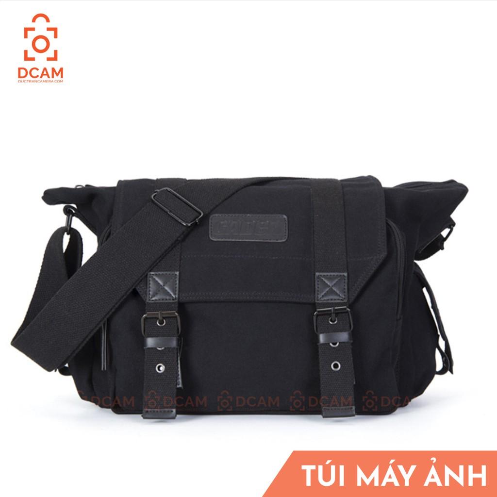 Túi máy ảnh Caden Vintage CHỐNG NƯỚC 100% - đựng được body + 3 lens to + tripod + laptop + phụ kiện...