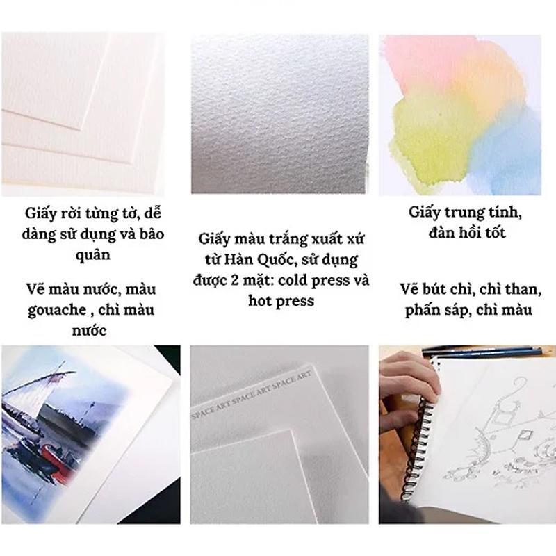 Sổ Vẽ Lò Xo A4 - 20 Tờ 300gsm - Space Art 8286 - Magic ZenArt