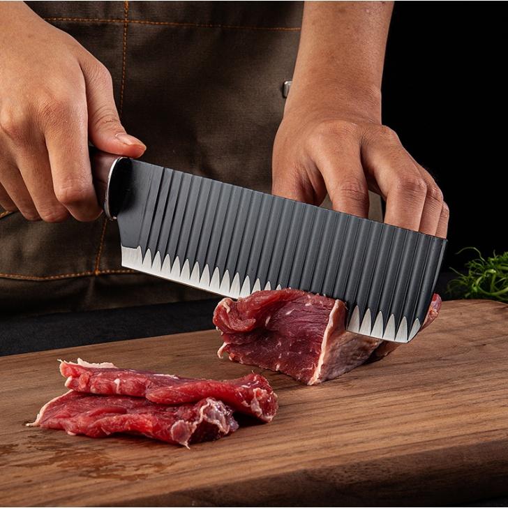 Bộ Dao Nhật Bản Japan Askh 6 Món Chống Dính Cao Cấp - 6 món dao nhật inox - Bộ dao inox - dao chặt xương