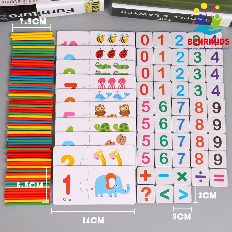 Đồ Chơi Giáo Dục Mầm Non Học Đếm Tiếng Anh Và Học Toán