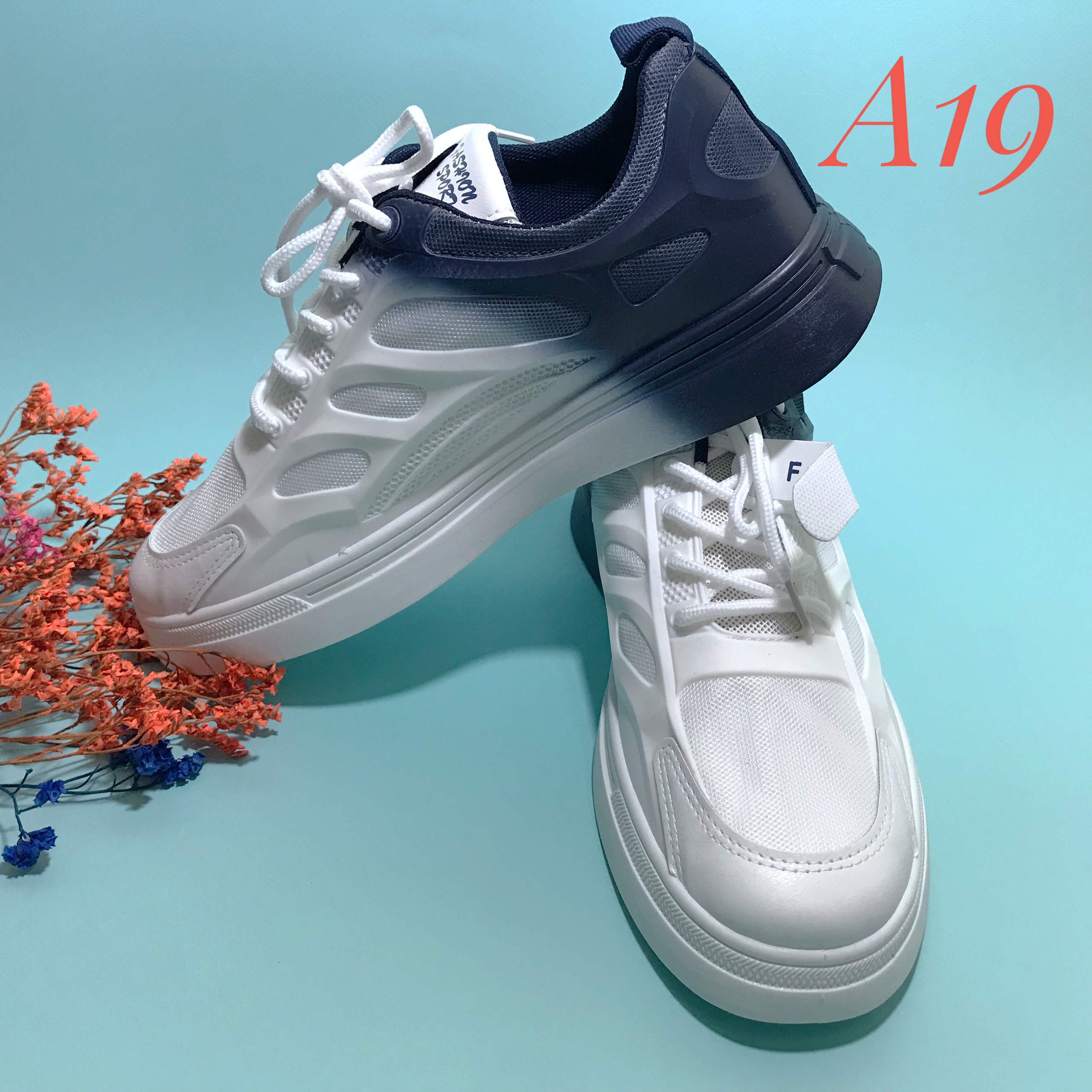 (A19) Giày Thể Thao Nam Mẫu Mới 2023, Giày Sneaker Nam Tăng Chiều Cao- Phong Cách Trẻ Trung