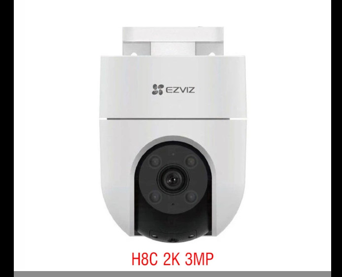 Camera Wi-Fi Ezviz 3MP H8C 2K hàng chính hãng 