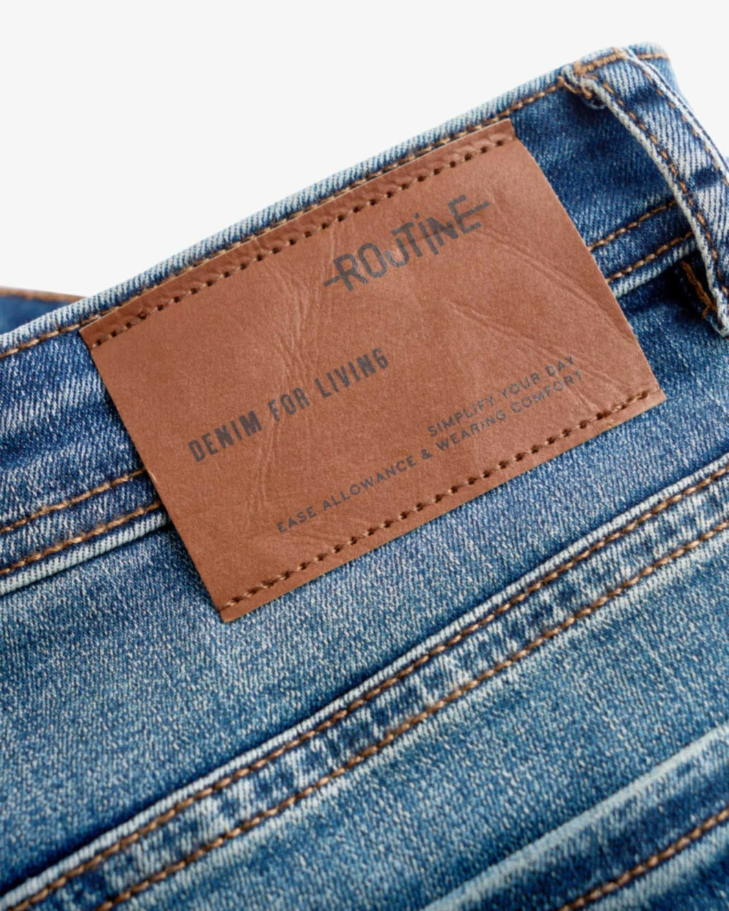 Quần jeans nam ROUTINE Premium công nghệ Hakuu - Poly làm mát. From Slim - 10S24DPA008P | ROUTINE CÀ MAU