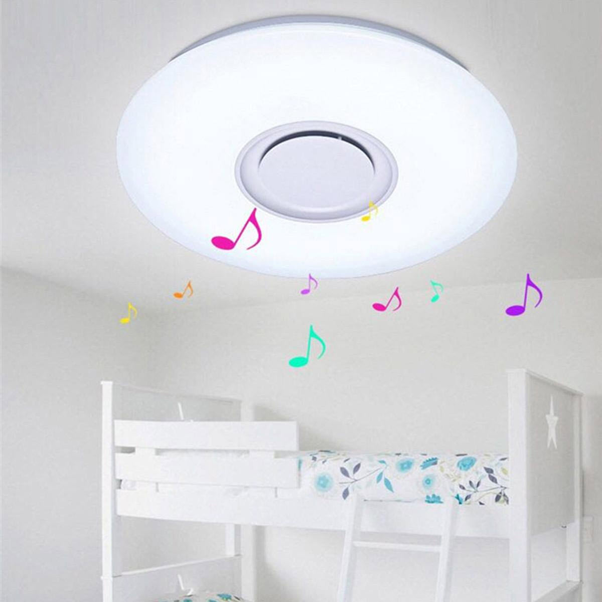 Đèn LED Ốp Trần Công Suất 36W/72W đổi màu RGB kiêm loa Bluetooth thông minh - Kết nối với điện thoại qua Bluetooth PD