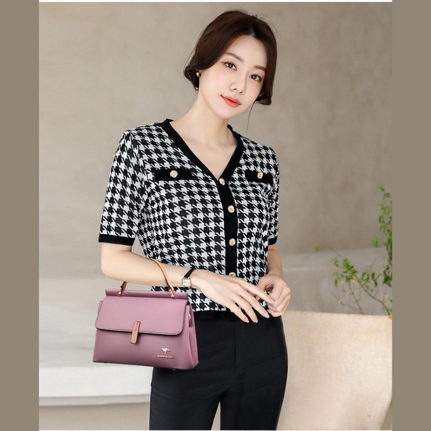 Túi xách nữ đẹp thời trang cao cấp công sở Hàn Quốc KAIDIFEINIROO KF20 (9611) Size 27cm