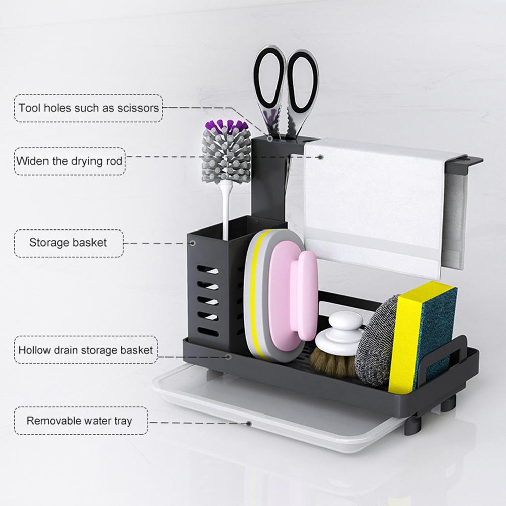 Đồng Hồ Nam Dây Thép Không Gỉ Áo Giá Treo Bồn Rửa Chén Bát Giá Xốp Thoát Nước Giá Để Đồ Dùng Nhà Bếp Thép Không Gỉ Dây Bi Món Ăn Vải Giá