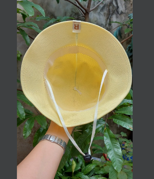 Mũ / nón vải vành tròn dạng lưới hình gấu 3D BearKid cho bé từ 1 đến 5 tuổi