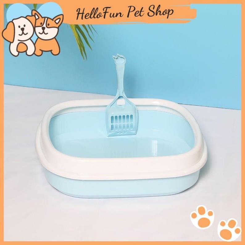 Khay vệ sinh cho thú cưng kích thước 46*38*13cm (Tặng kèm xẻng xúc cát