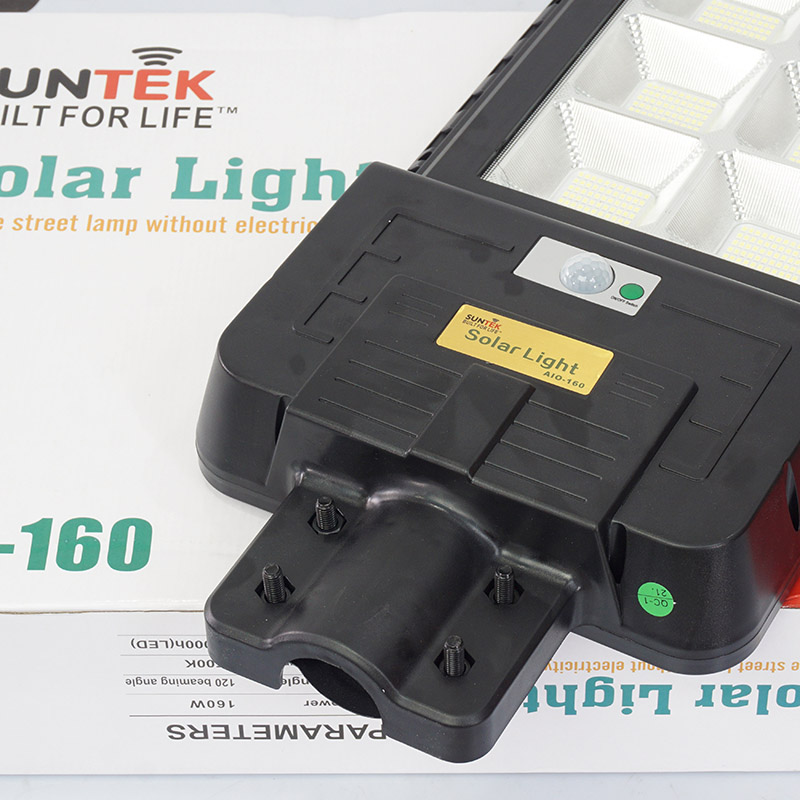 Đèn Đường Năng Lượng Mặt Trời Liền Thể SUNTEK LED Solar Light AIO-160 160W - Hàng Chính Hãng