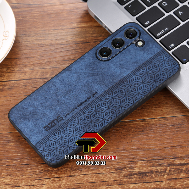 Ốp lưng da cho SamSung Galaxy S21 FE chính hãng AZNS viền mềm, chống sốc, chống bám vân tay, nâng tầm đẳng cấp - Hàng chính hãng