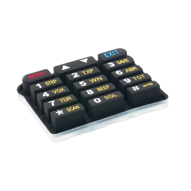 Bàn Phím Silicone Thay Thế Cho Bộ Đàm Walkie-Talkie