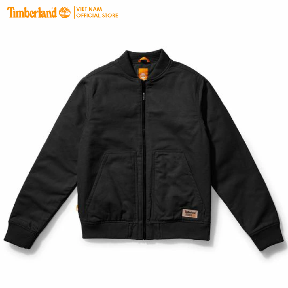 Original Áo Khoác Nam Timberland Progressive Utility Bomber Jacket Black TB0A28CX01