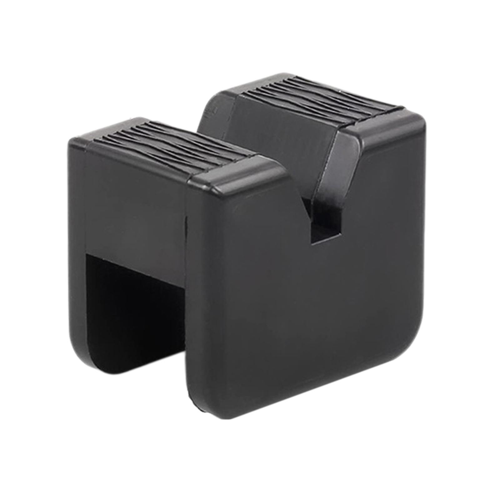 Car Lift Jack Rubber Pad 3 Ton Frame Rail Protector, Square Slotted, Pinch Weld Side Jack Adapter Stands, Car Lifting Tool