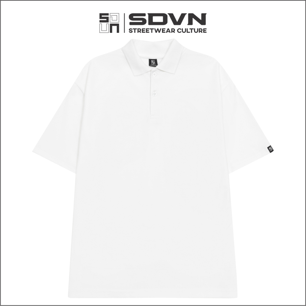 Áo Thun POLO Trơn Unisex Form Rộng - Brand Chính Hãng SDVN