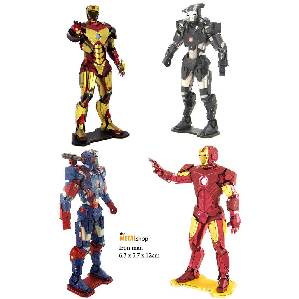 mô hình lắp ráp kim loại iron man (mẫu nhỏ)