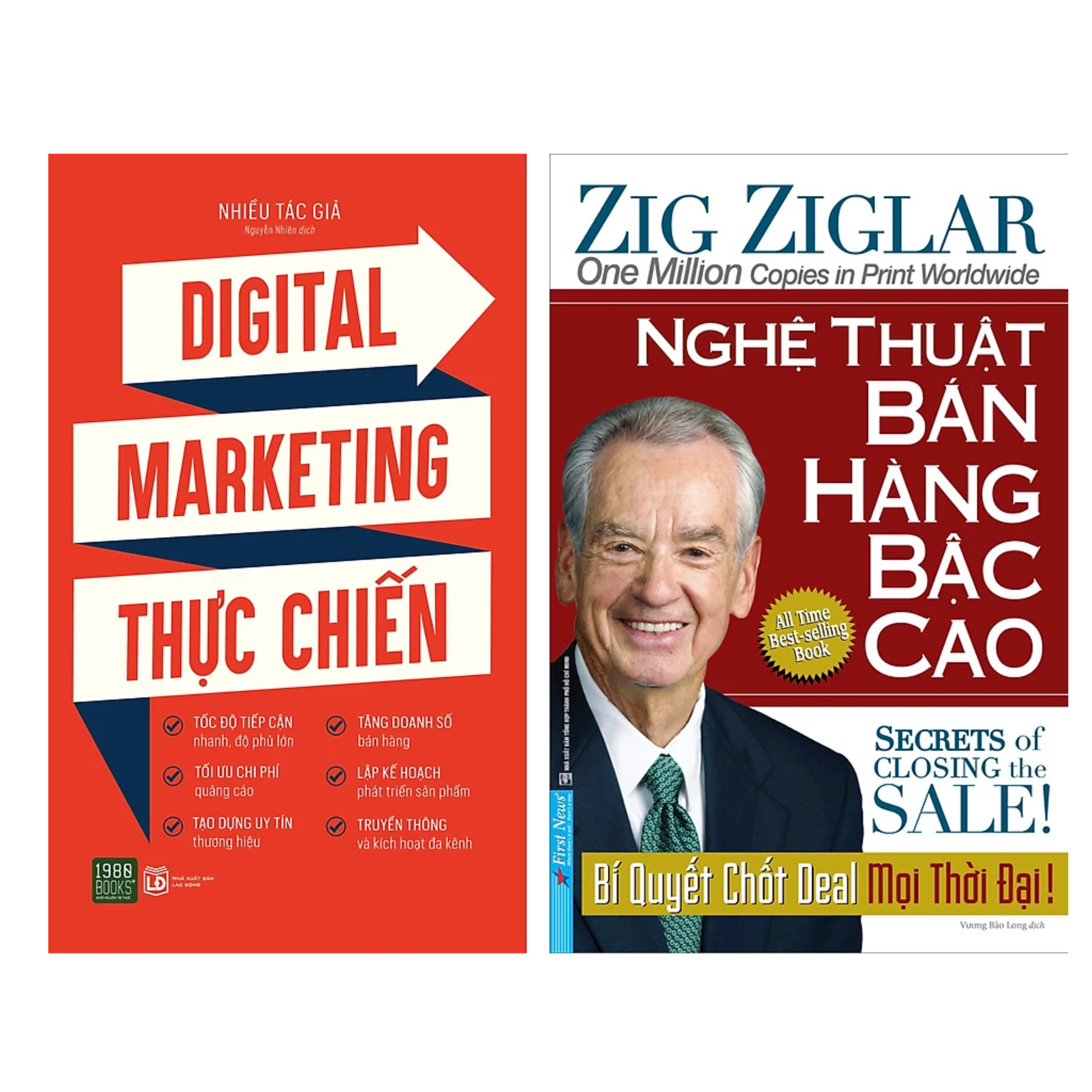 Combo 2 Quyển : Digital Marketing Thực Chiến + Nghệ Thuật Bán Hàng Bậc Cao - Bí Quyết Chốt Deal Mọi Thời Đại