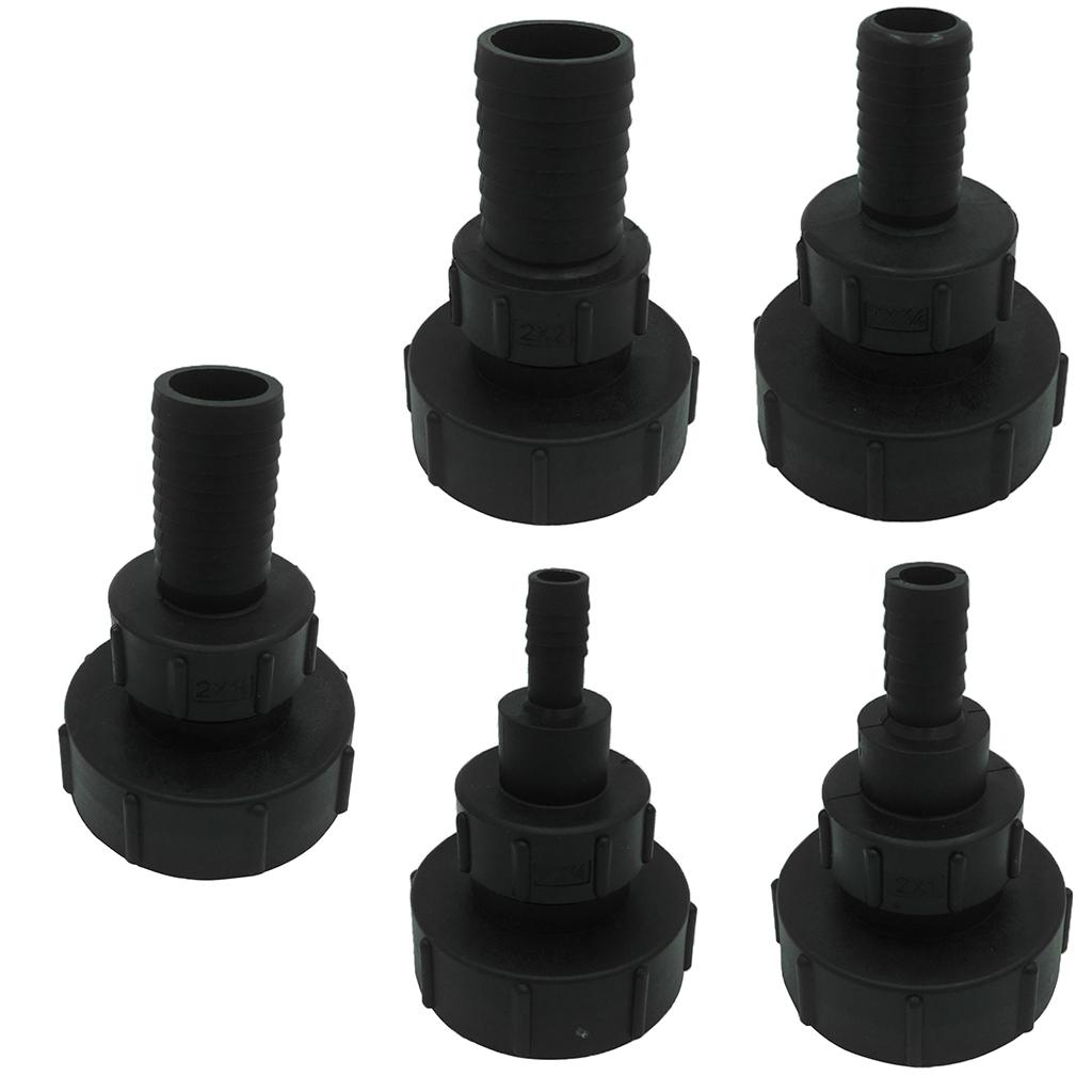 1000L IBC Water Tank Adaptor Coarse Thread Hose Fitting 95mm to 20/25/32/40/50mm