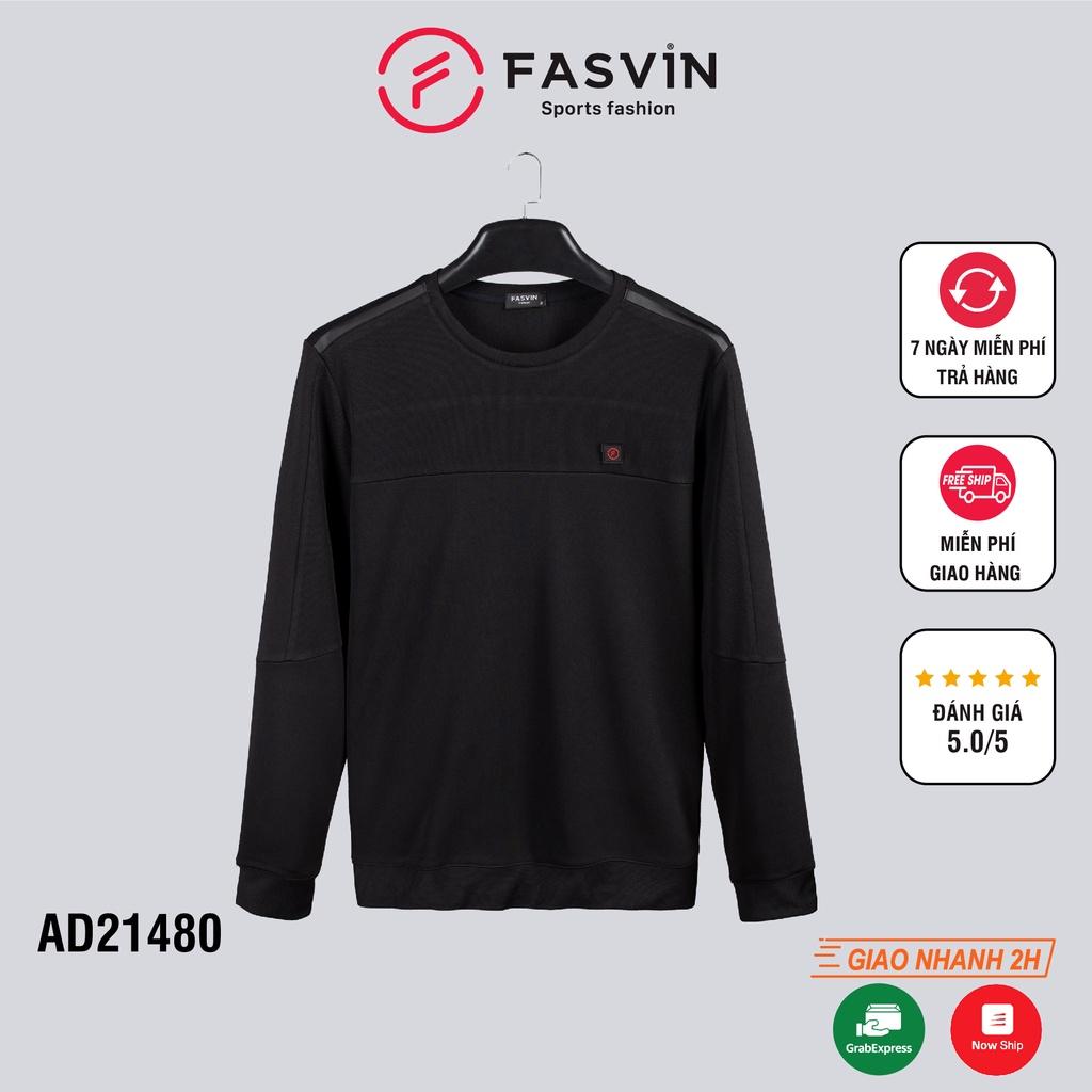 Áo thể thao nam Fasvin AD21480.HN chất vải mềm mại co giãn thoải mái.