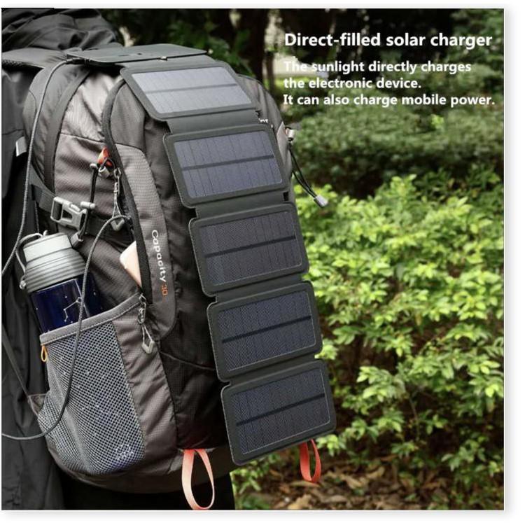 Tấm pin năng lượng mặt trời Solar 5Cell USB Backpack 8W