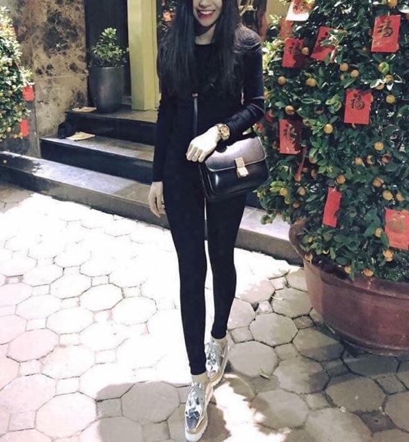 Quần legging nữ cạp cao xuất Hàn siêu co giãn