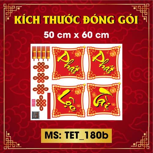 DECAL TRANG TRÍ TẾT 2023 COMBO SỐ 43