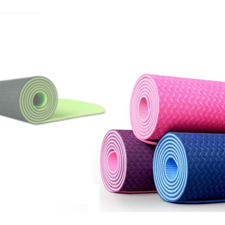 Thảm yoga cao cấp VN - EVA 2 lớp 6mm chống trượt M5 GSR1 Shalla