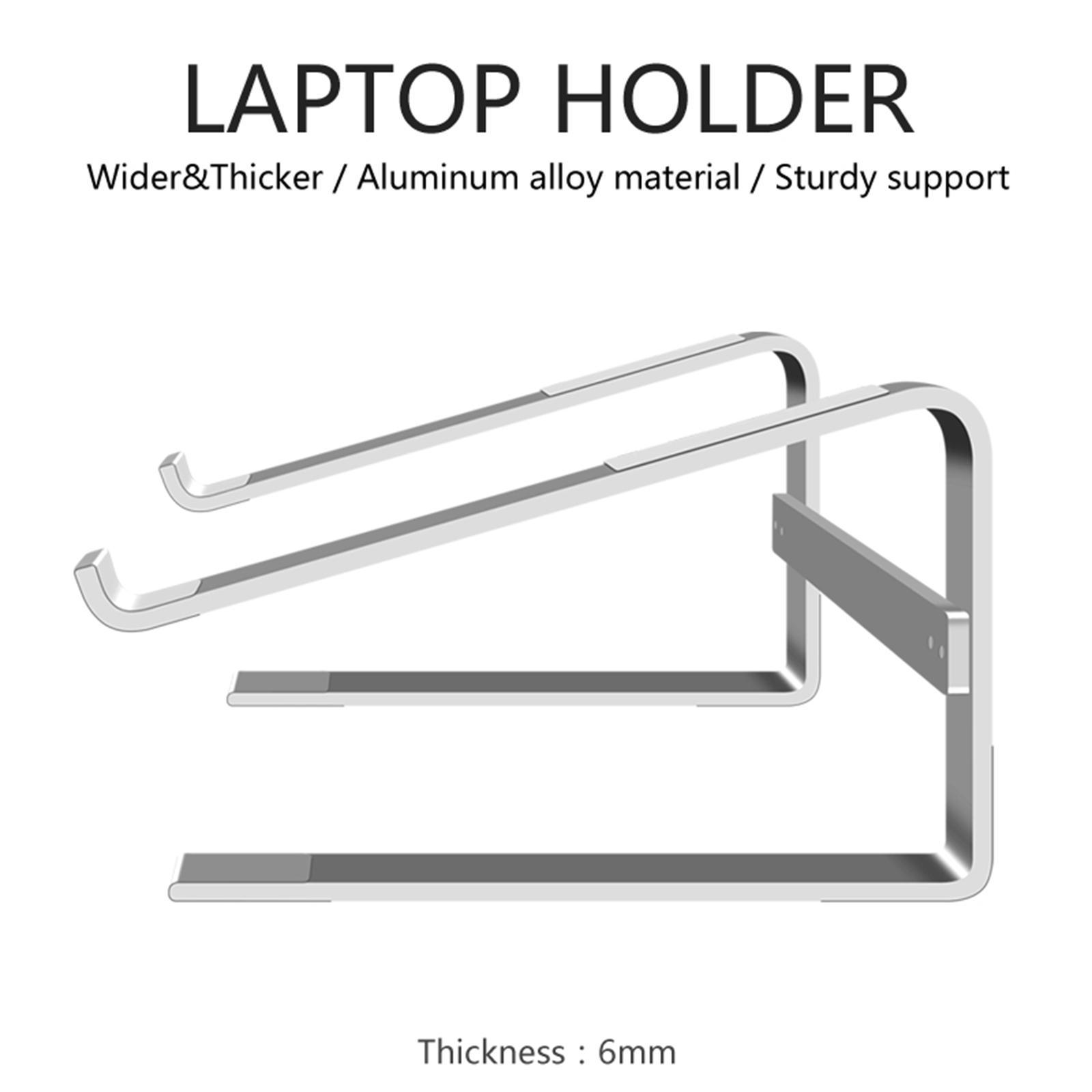 Aluminum Laptop Stand Desktop Holder Office Support -18 Inches