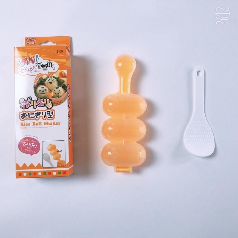 [Có sẵn] [Giá hủy diệt] Khuôn Lắc Cơm Bento Viên + TẶNG Kèm Thìa Xới Cơm [Dahamart - Siêu Thị Ăn Dặm