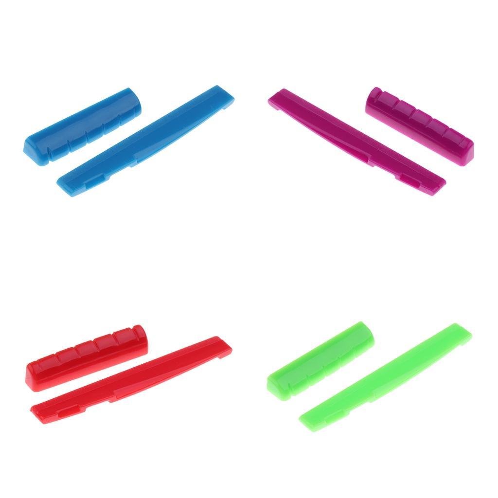 2pcs Guitar  Saddle Nut Guitar Replacement Parts Accessory