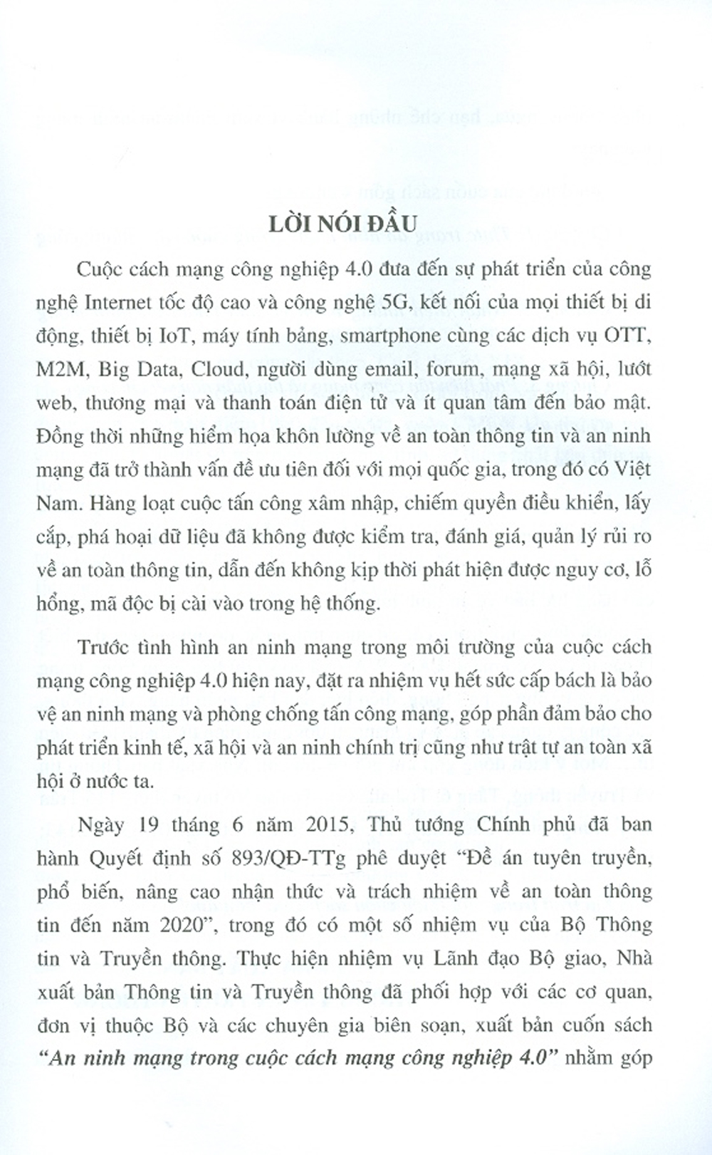 An Ninh Mạng Trong Cuộc Cách Mạng Công Nghiệp 4.0