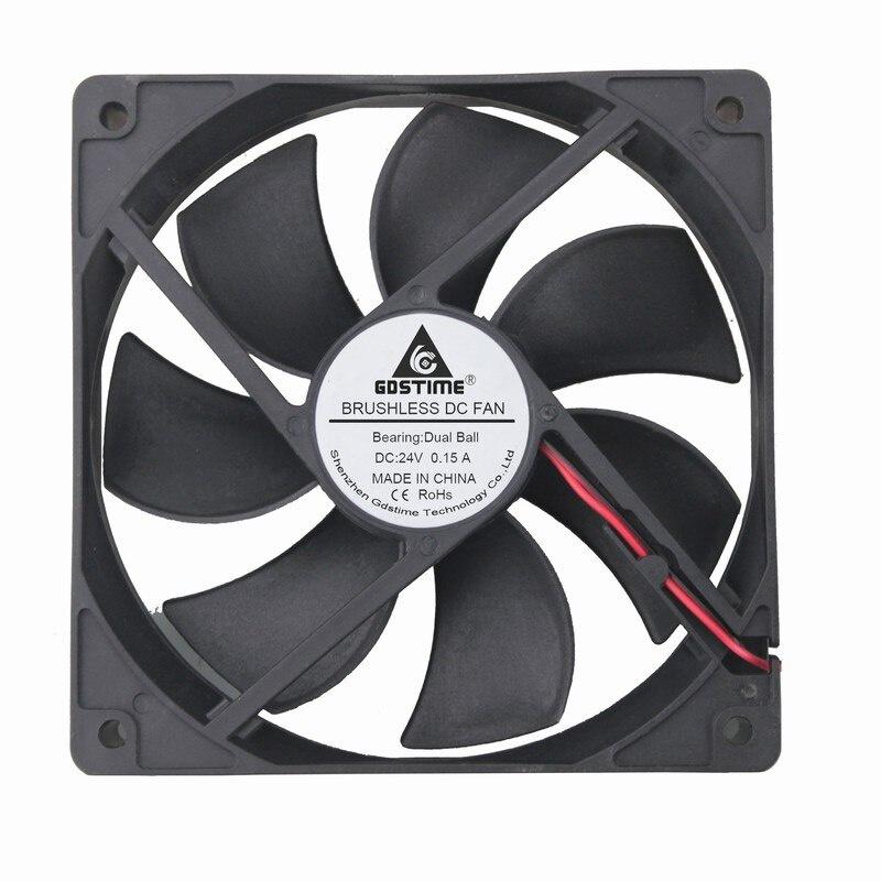 1 pcs Gdstime 11cm DC 14V 1400RPM Ball Bearing 1111 11mm x 11mm Brushless Computer Case Cooling Fan 11x11X11mm 1Pin 0.11A