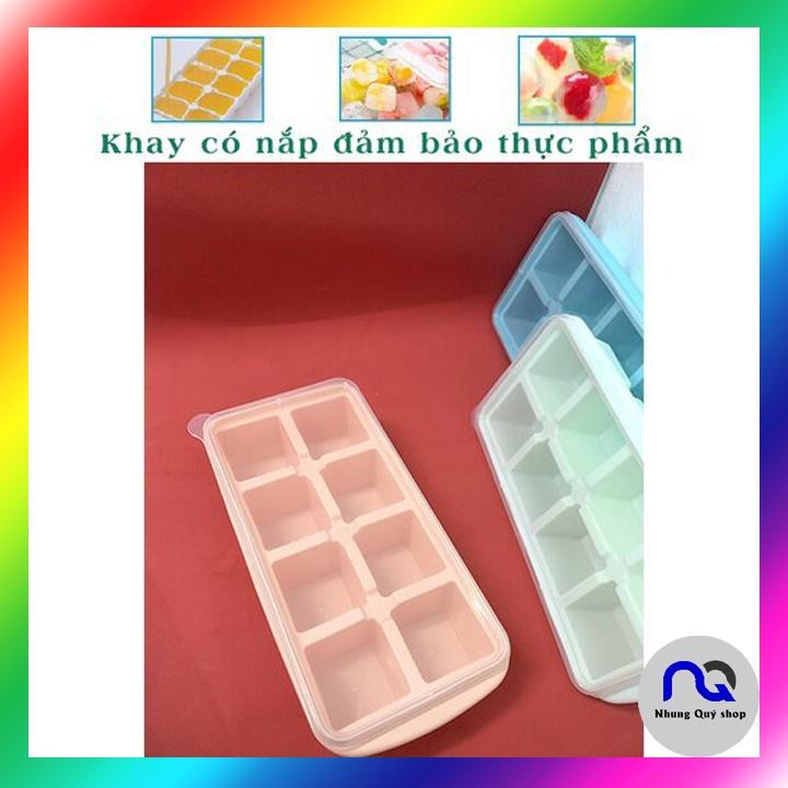 Khay đá có nắp 8 viên nhựa Việt Nhật (MS:6932) - 01266