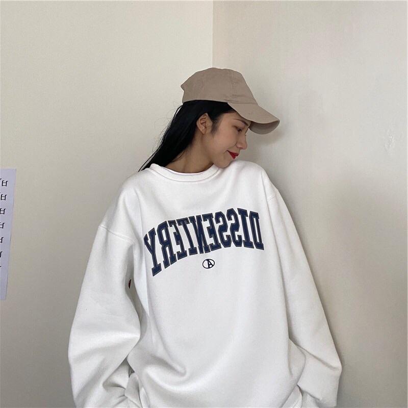 Áo Sweater Dissentery phong cách Ulzzang Hàn Quốc tay dài họa tiết in hình phong cách cá tính CoolZ CZ5061