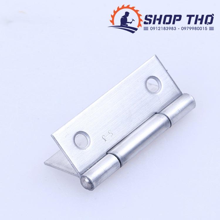 Bản lề lá inox 201 cỡ 2.5inch, 2inh, 1.5inh đi kèm vít inox