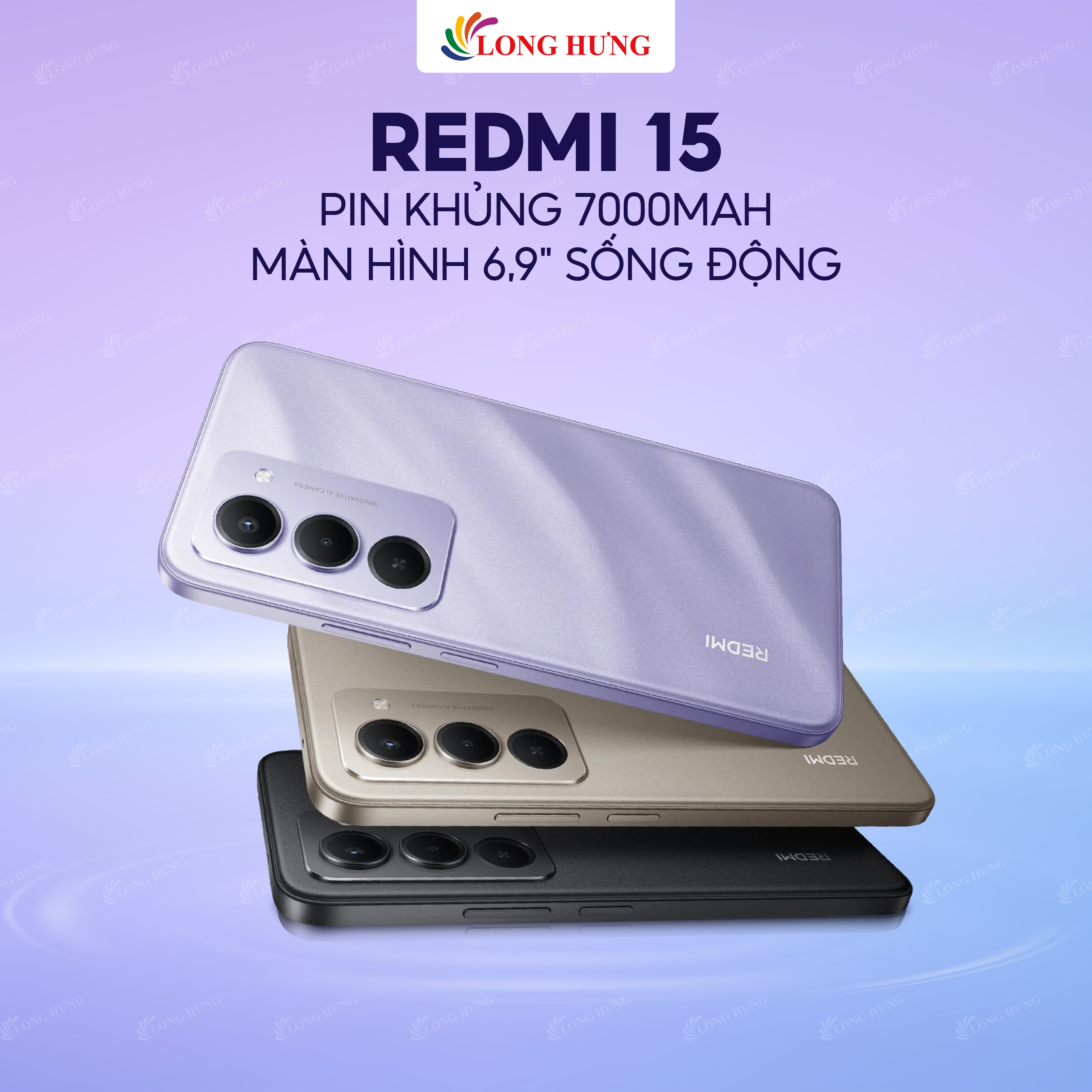 Điện thoại Xiaomi Redmi 15 (8GB/128GB) - Hàng chính hãng