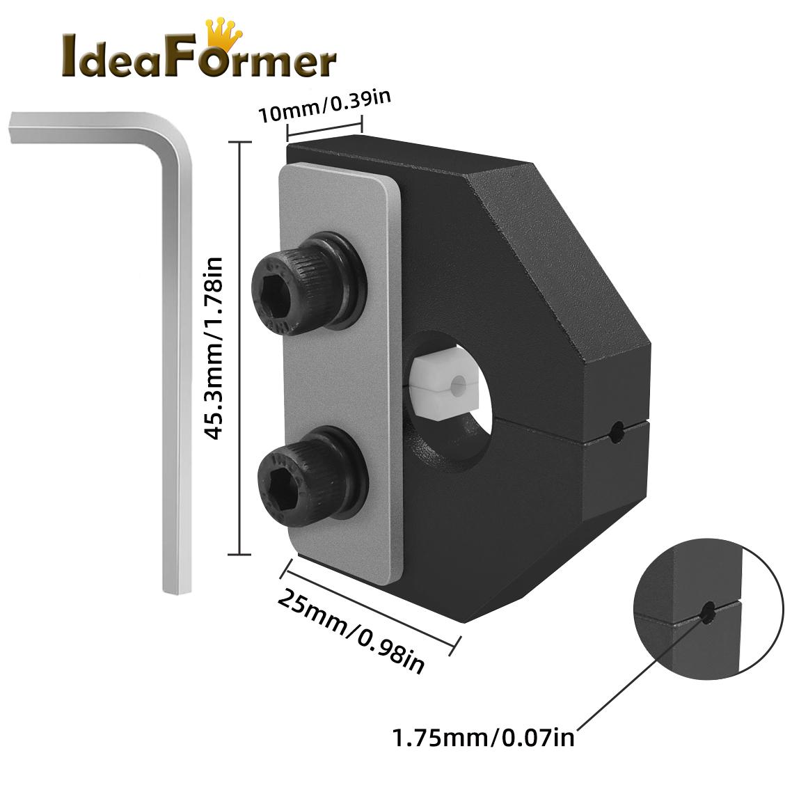 3D Phụ Kiện Máy In 1.75MM Dây Tóc Máy Hàn Cổng Kết Nối Công Cụ Dây Tóc Splicer Dây Tóc Hàn Cho Tất Cả Các Loại PLA/ABS/PETG