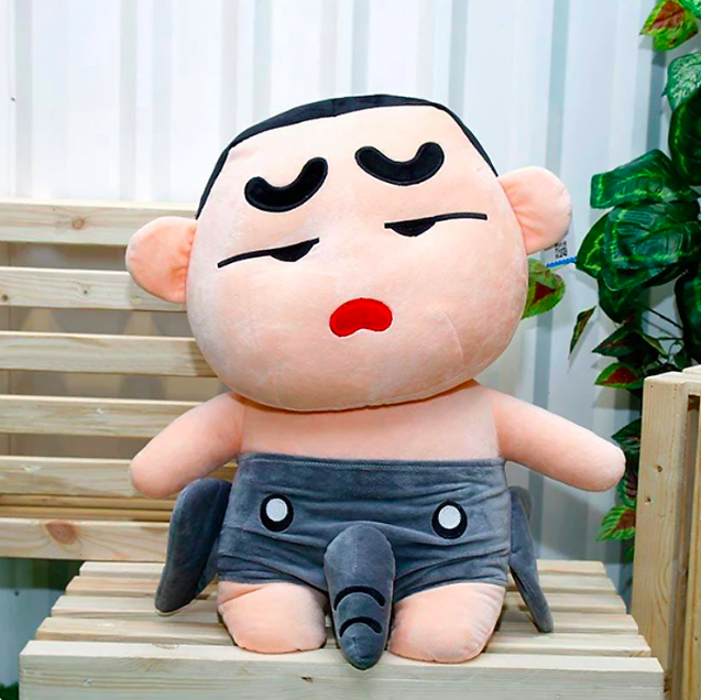 Thú nhồi bông cứ Shin mặc quần con voi - Size từ 40cm đến 80cm- Quà tặng gấu bông shin cậu bé bút chì dễ thương - Gối ôm mềm mịn cho bé