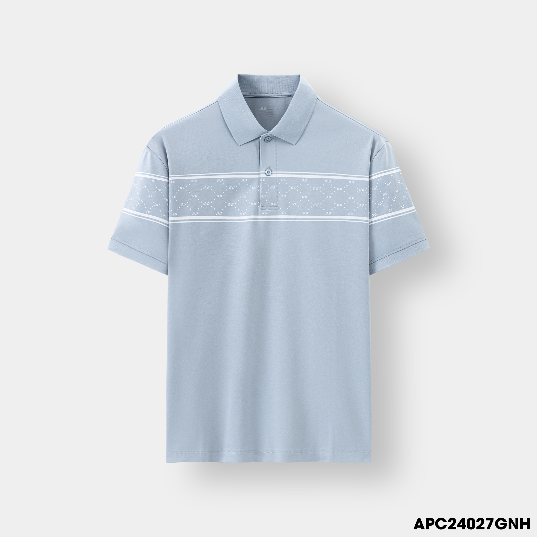 Áo Polo Nam 5S FASHION Họa Tiết Monogram Nổi Bật, Sang Trọng, Lịch Lãm (APC24027)