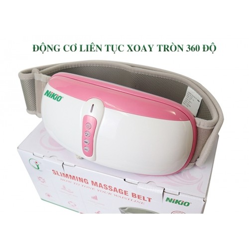 Đai (Máy) Massage Bụng Nikio NK-169AC - Công Nghệ Rung, Lắc Và Xoa Bóp Tiên Tiến, Kết Hợp Hồng Ngoại Hỗ Trợ Giảm Mỡ Bụng, Làm Săn Chắc Cơ Cực Nhanh