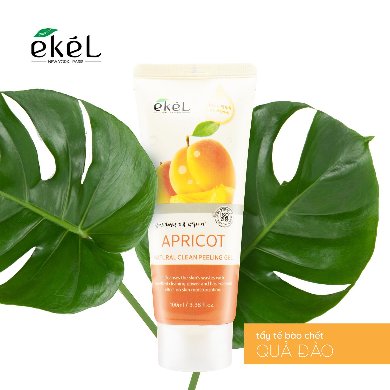 Tẩy tế bào chết quả mơ Ekel 100ml - Ekel Natural Clean Peeling Gel Apricot