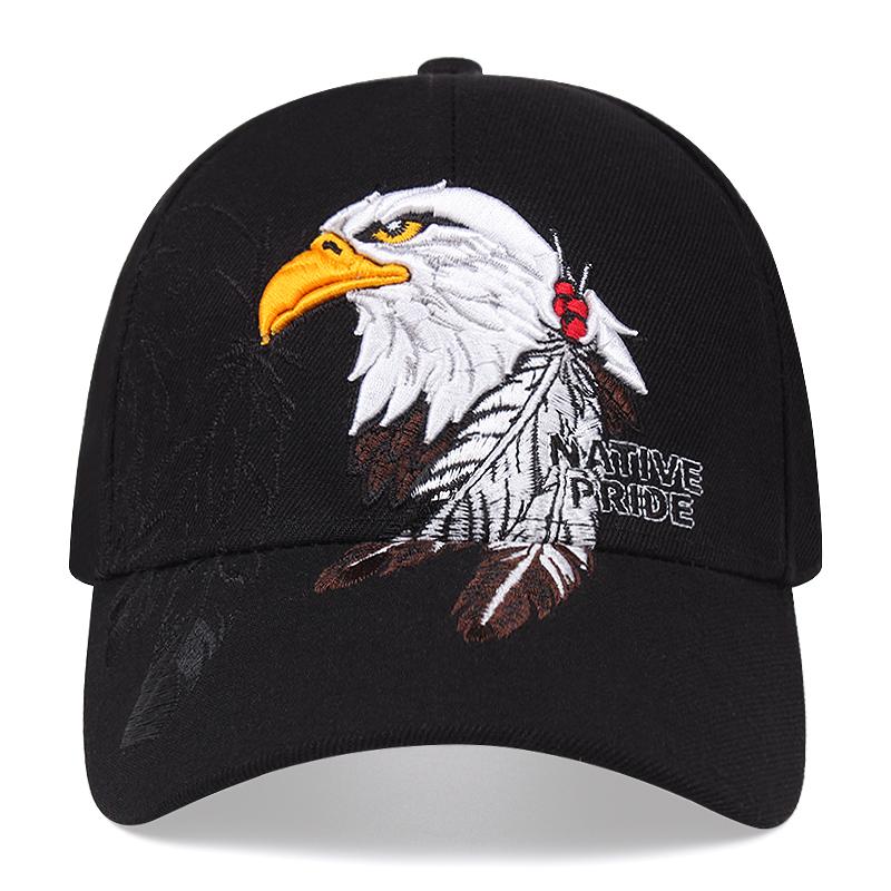 Unisex đại bàng thêu Snapback hip hop mũ mũ chiến thuật mũ bóng chày đáng yêu mũ câu cá câu cá cho nam giới phụ nữ Color: Blue Size: Adjustable 56-60cm