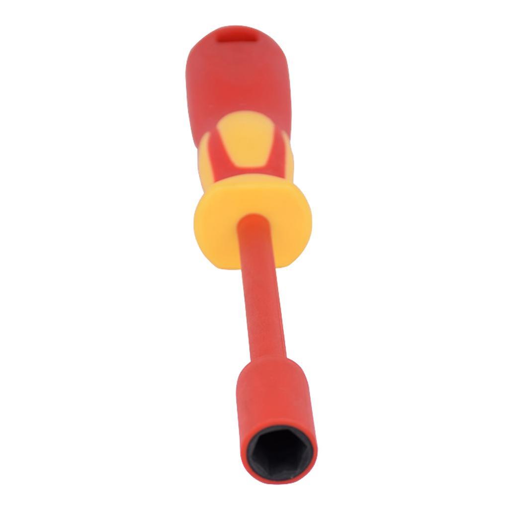 2pcs Steel Insulated Nut Driver Electric 1000V M8 M10 Hex Screwdriver for