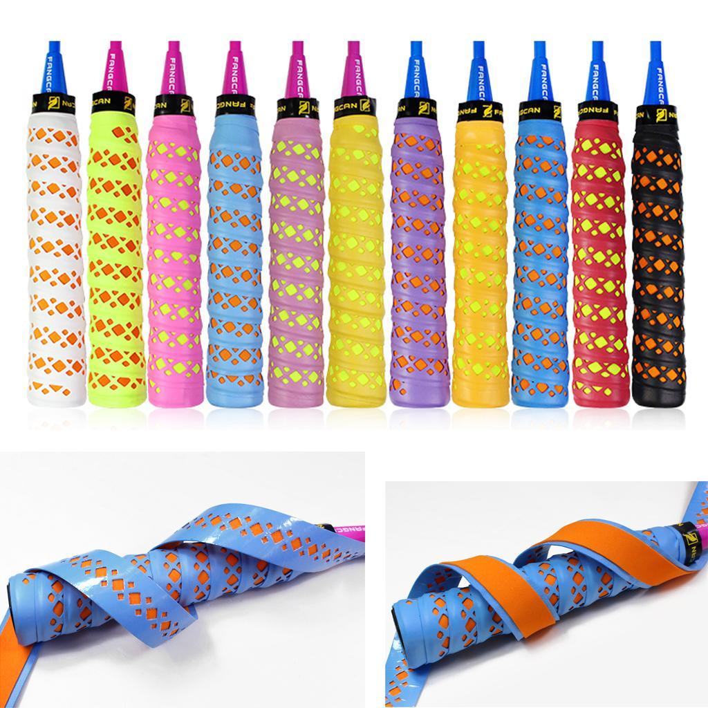 4xAnti Slip Racket Tennis Badminton Absorb Sweat Grip Tape White